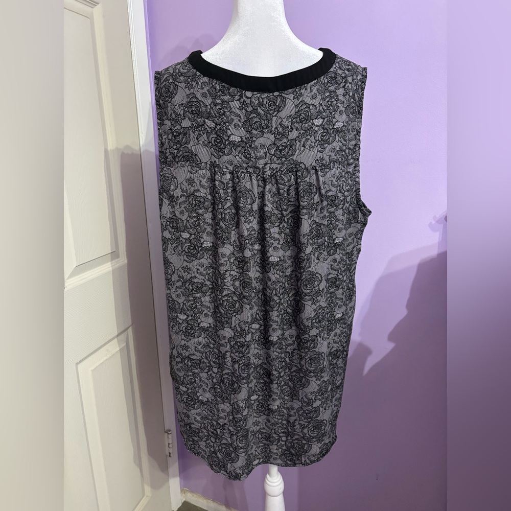 Torrid Black Lace Design Blouse - Picture 2 of 3